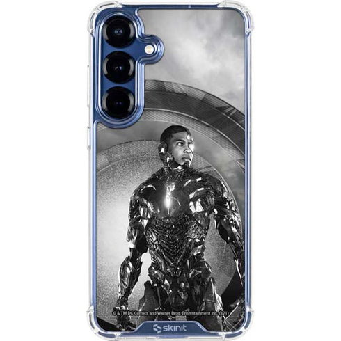 The Justice League (2017) Cyborg Poster Galaxy S25 Clear Case